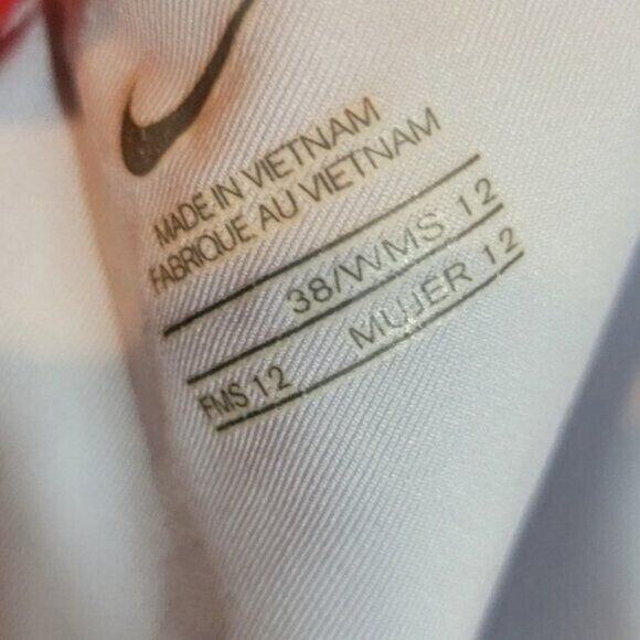 NIKE Red‎ Swimsuit One Piece Women's Racerback Sz 12 Sportswear - Picture 4 of 10